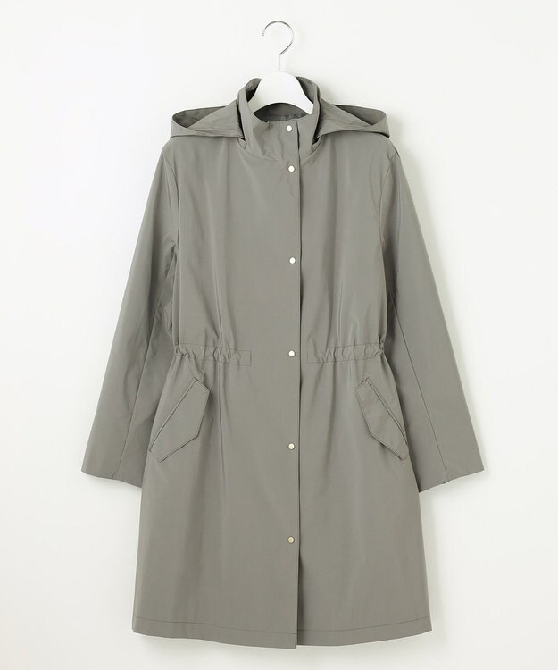 J.PRESS LADIES L 【洗える・撥水】Artirosa モッズ コート モカグレー系