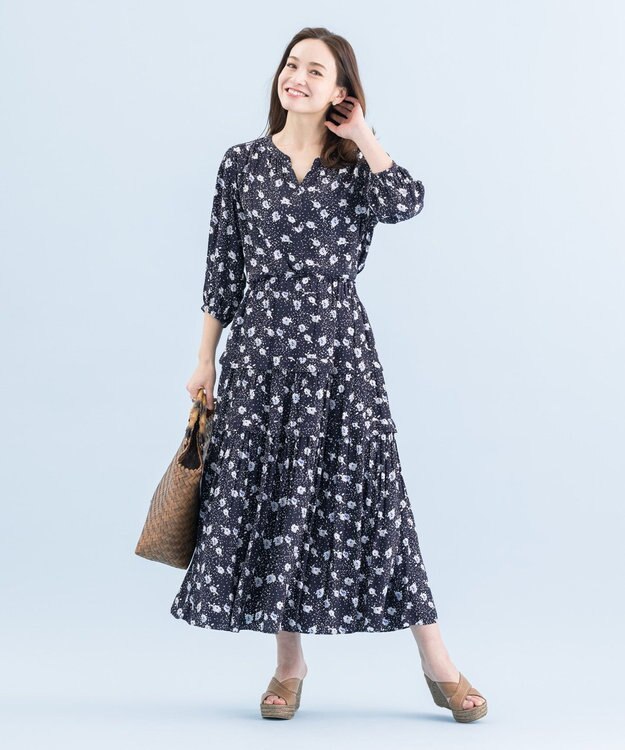 ONWARD Reuse Park 【自由区】ブラウス春夏 ネイビー