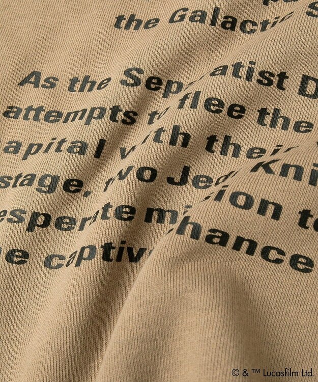 Green Parks ＳＴＡＲ　ＷＡＲＳ／メタルプリントスウェット Beige