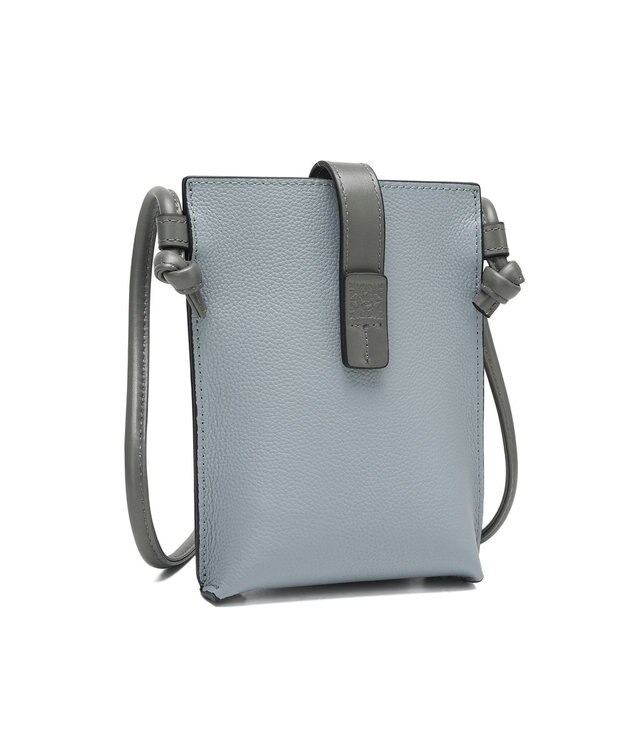 style code 【PADMA/パドマ】ベルトデザイン　シュリンクレザーマルチポシェット ブルーグレー