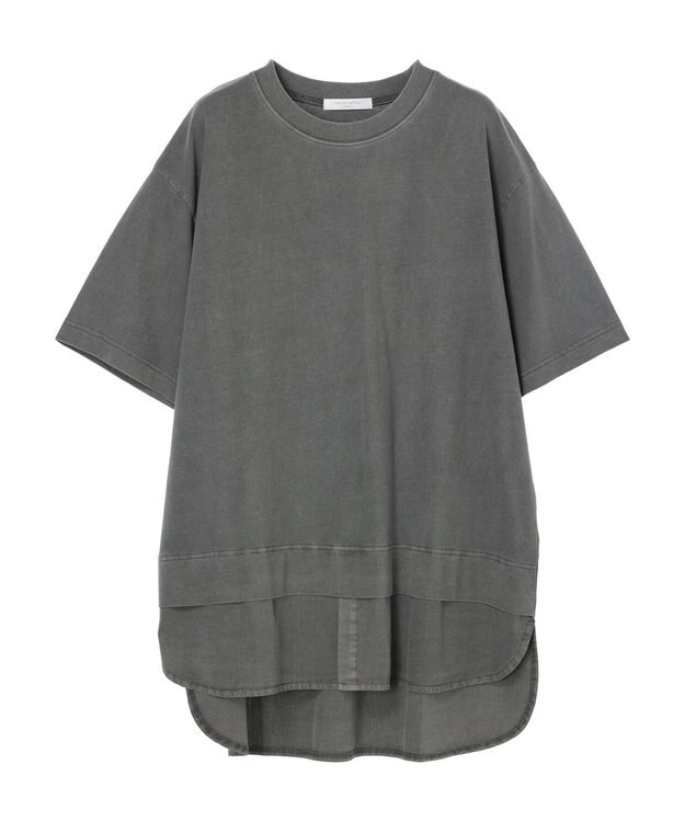 Green Parks ピグメントドッキングチュニック Gray