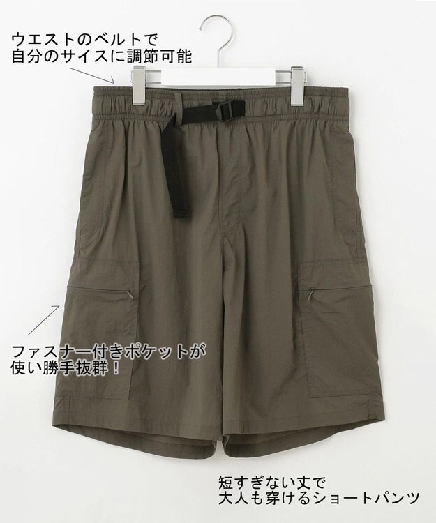 UNFILO MENS LIGHT MOVE ショートパンツ カーキ