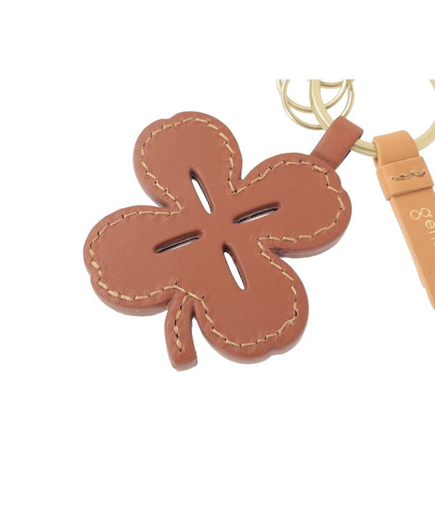 genten クアドリフォリオ キーホルダー ブラウン