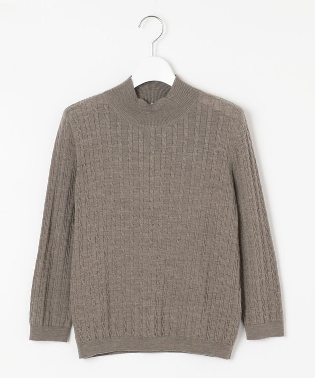 J.PRESS LADIES 【洗える】KNIT BASIC ニット ブラウン系