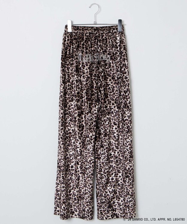 WEGO 【サンリオ】HELLOKITTYコラボベロアパンツ 柄1