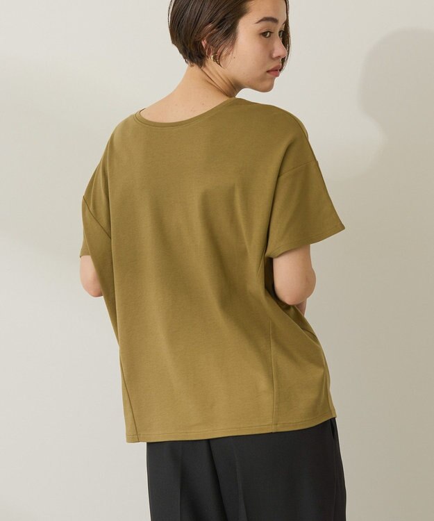 AMERICAN HOLIC 【接触冷感】フレンチスリーブコクーンプルオーバー Olive