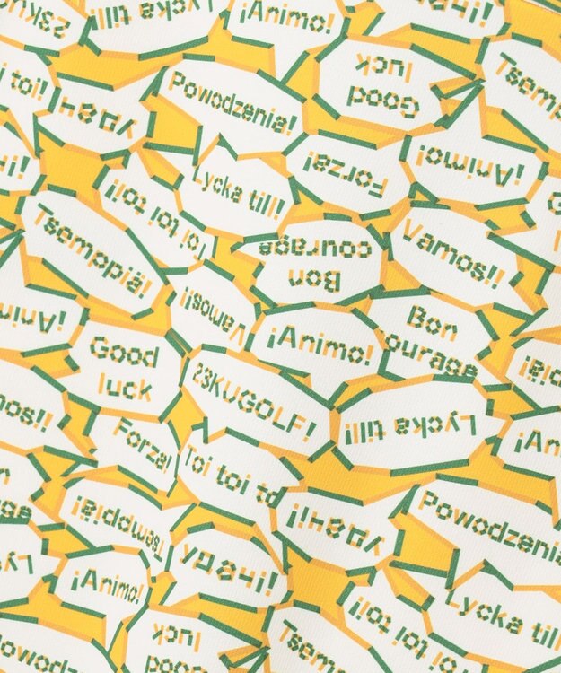 23区GOLF 【WOMEN】【吸水速乾/UVカット】YELL総柄プリントスカート イエロー系5