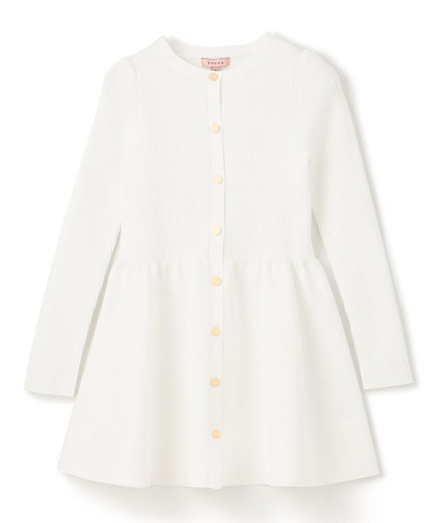 TOCCA NIGHT GROOVE ニットカーディガン アイボリー系