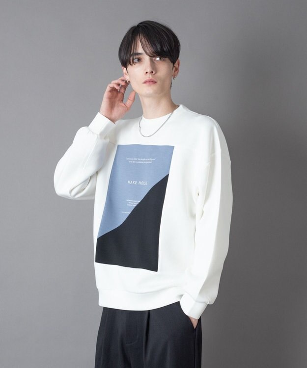 WEGO カラーパネルプルオーバー ホワイト