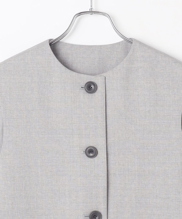 #Newans チュニックジレ グレー