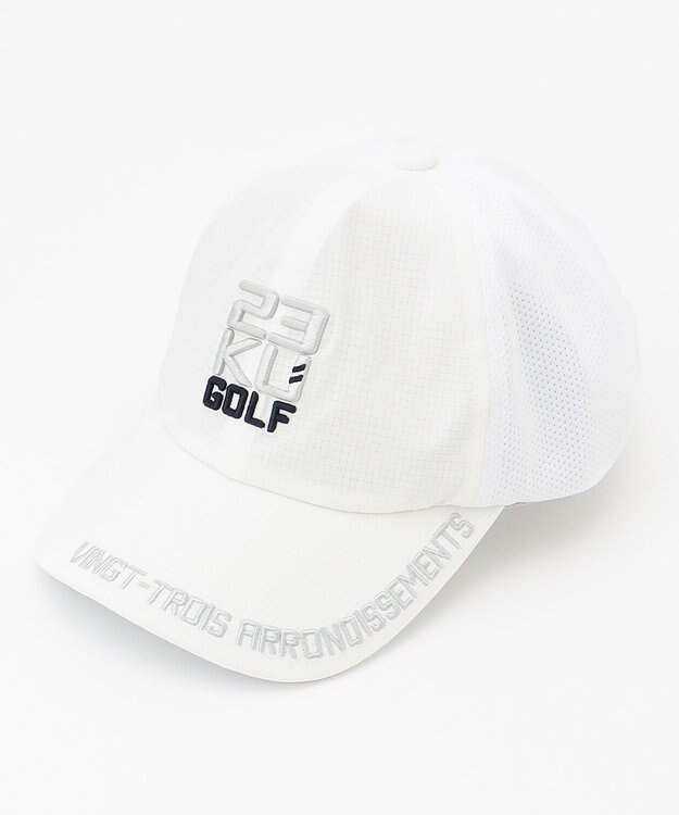 23区GOLF 【UNISEX】メッシュコンビ キャップ ホワイト系