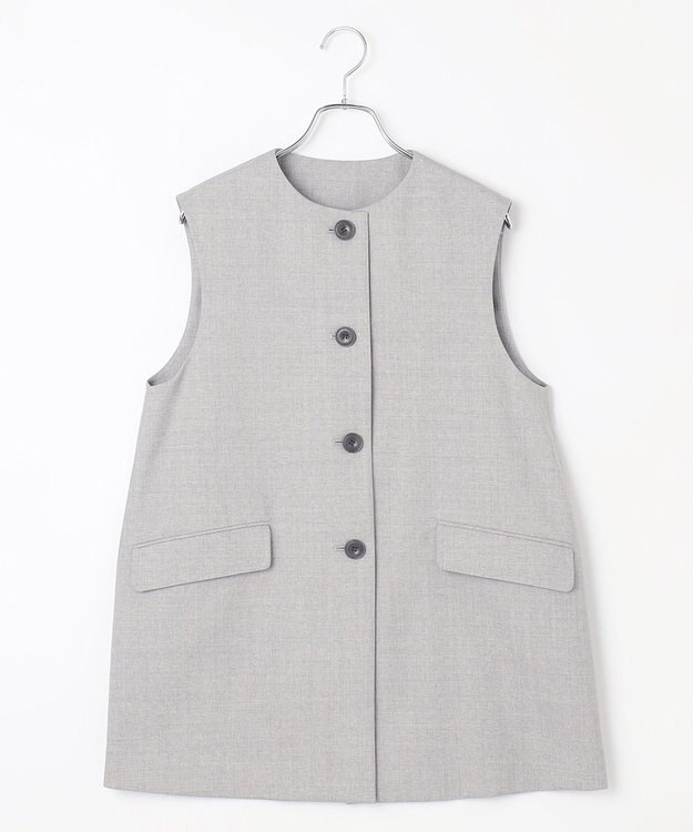 #Newans チュニックジレ グレー