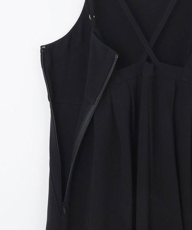 GRACE CONTINENTAL トリアセタックサロペット ブラック