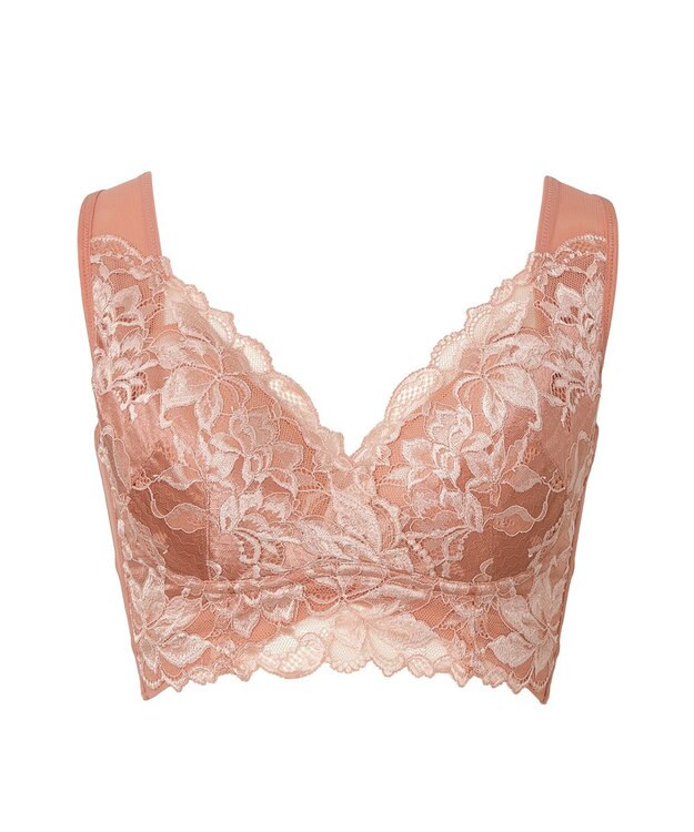 BRADELIS New York 【BRADELIS NewYork peace】シリーズ累計52万枚突破 ハートフルカップカシュクールブラ23 コーラルベージュ