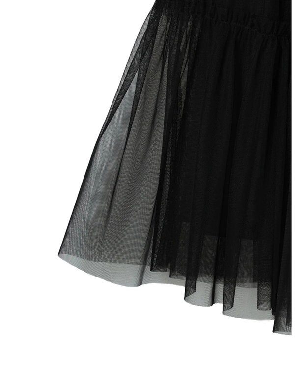 AMERICAN HOLIC ティアードチュールスカート Black