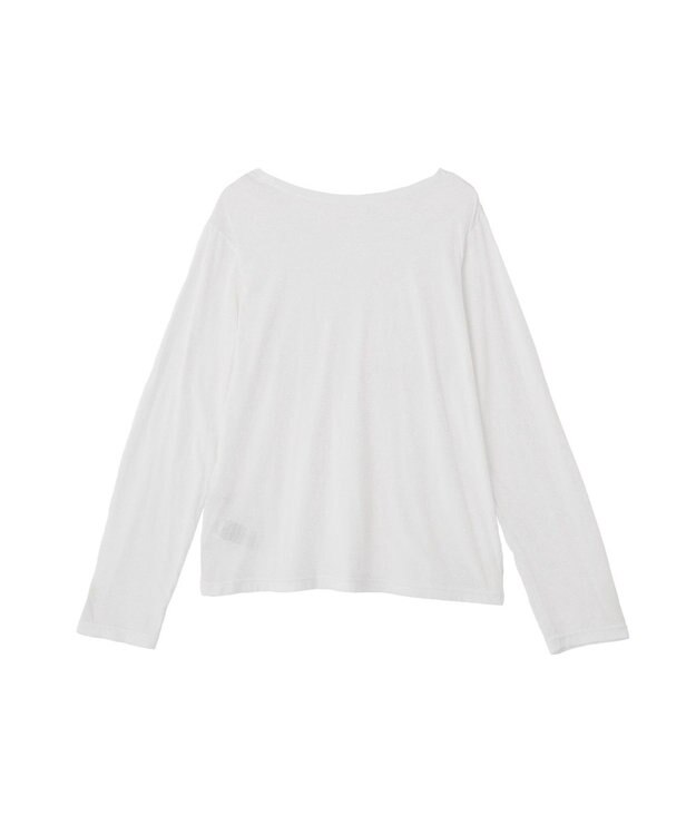 Green Parks シアー天竺プルオーバー Off White