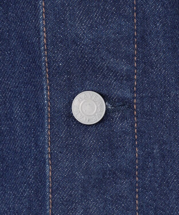 NAVE 【Nave　セットアップ可/洗える】14ozデニム ブルゾン ワンウォッシュ系