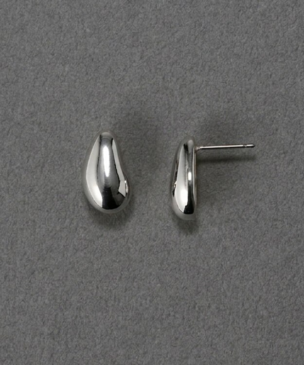 Phoebe 〈金属アレルギー対応〉パフメタルピアス　シルバー/ニッケルフリー シルバー