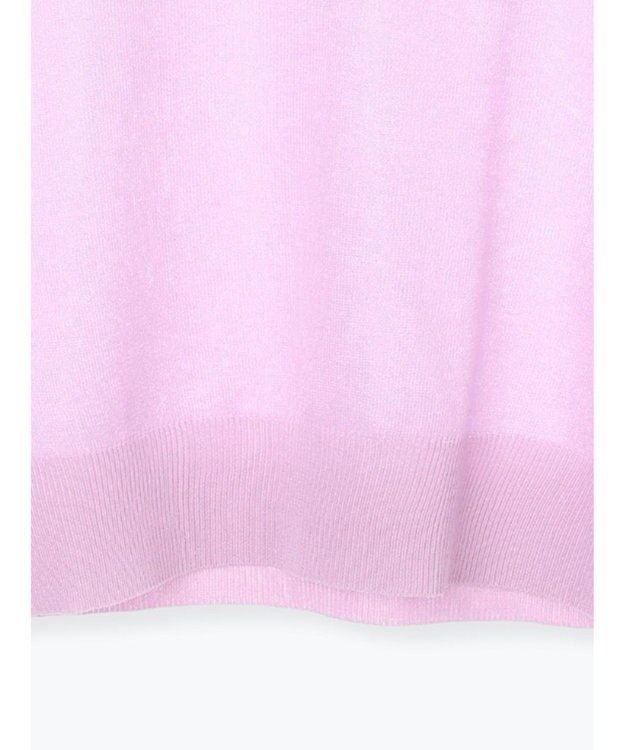 Te chichi シアーレイヤーニット ピンク