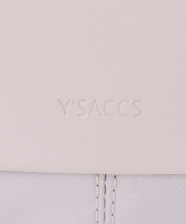 Y'SACCS 小西真奈美×Y'SACCS コンビスクエアショルダーバッグ ライトグレー