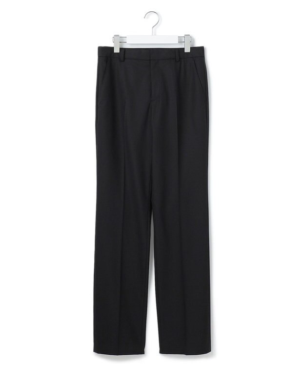 23区 L 【セットアップ対応】ラフィーネウール テーパードパンツ ブラック系