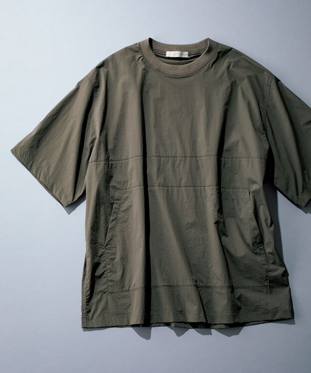 UNFILO MENS LIGHT MOVE プルオーバーTシャツ カーキ系