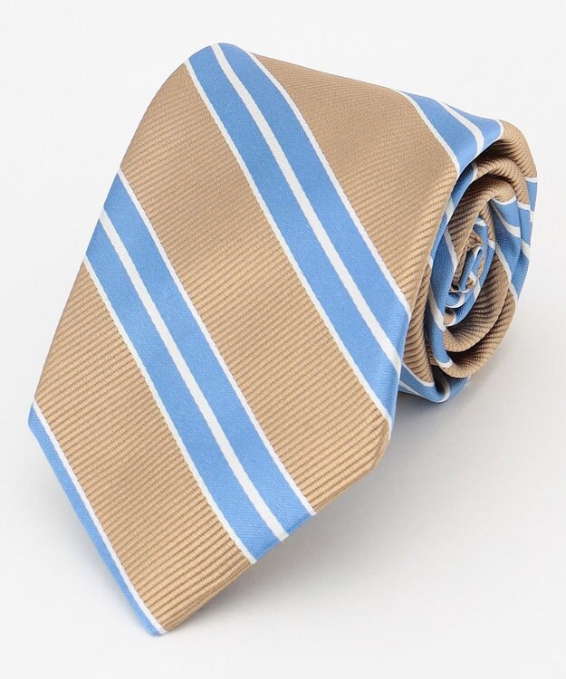 J.PRESS MEN 【STRUCTURE MIX COLLECTION】レジメンタル ネクタイ ベージュ系2