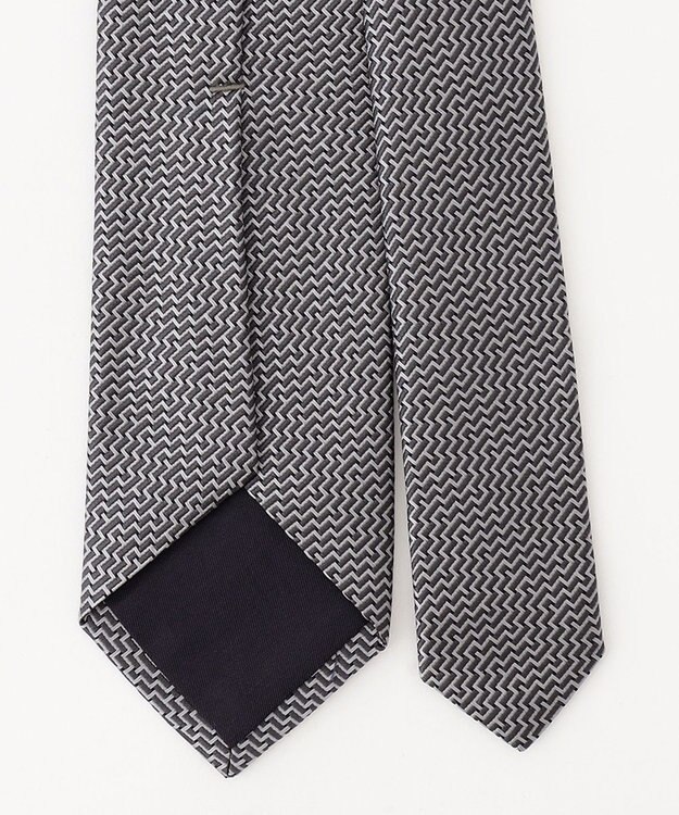 JOSEPH HOMME シャドーライトニング　ネクタイ シルバー系