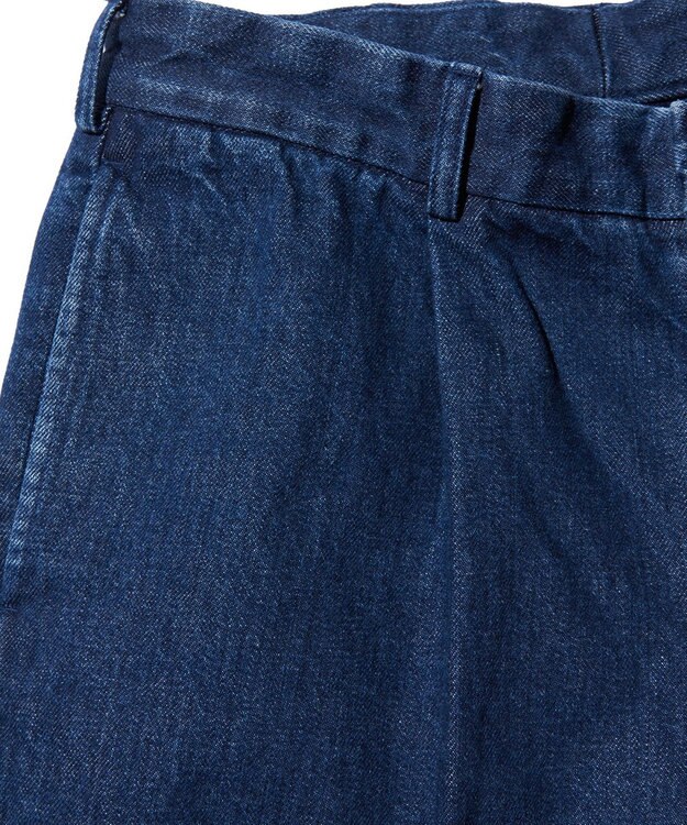 J.PRESS MEN 【J.PRESS ORIGINALS】1TUCK PIPED STEM DENIM ブルー系