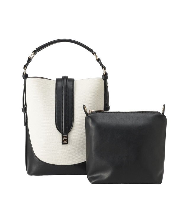 YECCA VECCA ポーチインショルダーバッグ Black