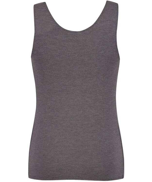 Wing カップ付きタンクトップ あったか素材 ブラトップ ラク きれいなバストシルエット 【シンクロブラトップ 保温タイプ】 ノースリーブ 秋 冬 ET1163 ウイング／ワコール ダークブラウン