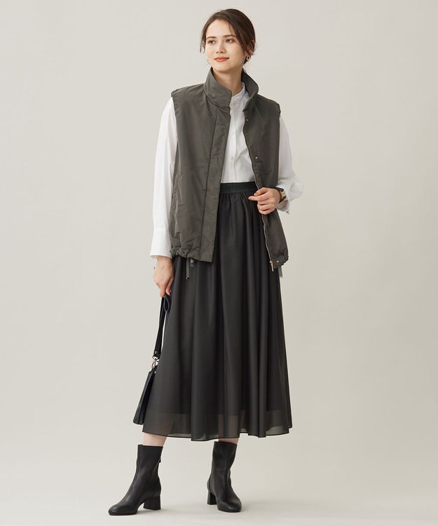 自由区 S 【スタイリストコラボ・洗える】SOMELOSバンドカラー シャツ ホワイト