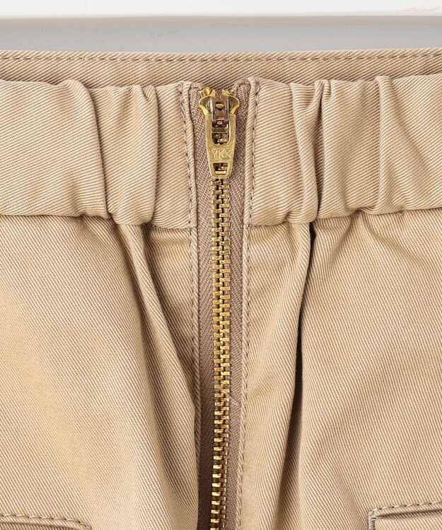 23区 S 【洗える】ストレッチギャバ チノ スカート ベージュ系