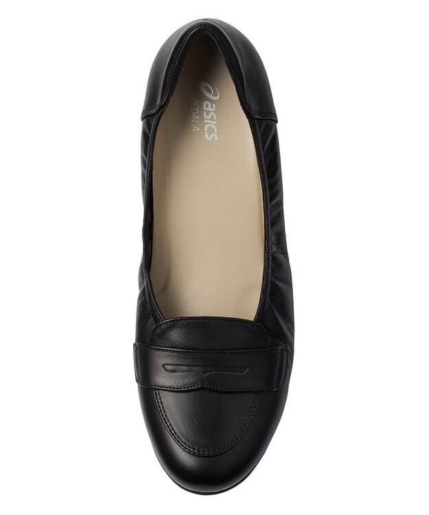 ASICS WALKING ペダラ レディース 2E 2.0cmヒール ブラック系