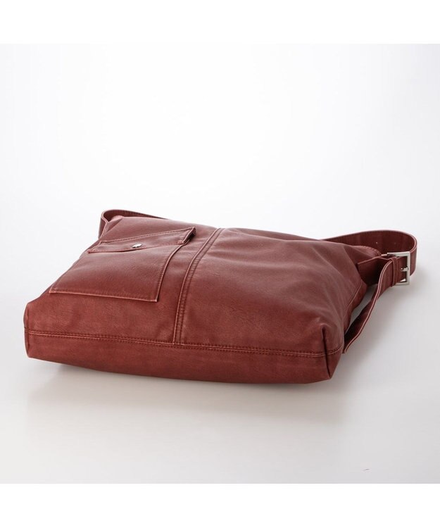 UNBILLION カシュカシュ cachechche / ウォッシュ加工ベルトショルダー レッド