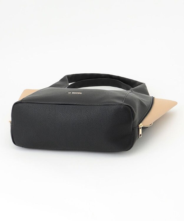 LA BAGAGERIE コンビカラー　ライトウェイトトート ブラック