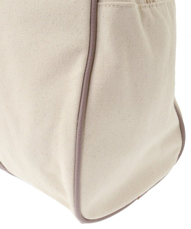 Maison de FLEUR キャンバスキャリーオンボストンバッグ Dark Pink