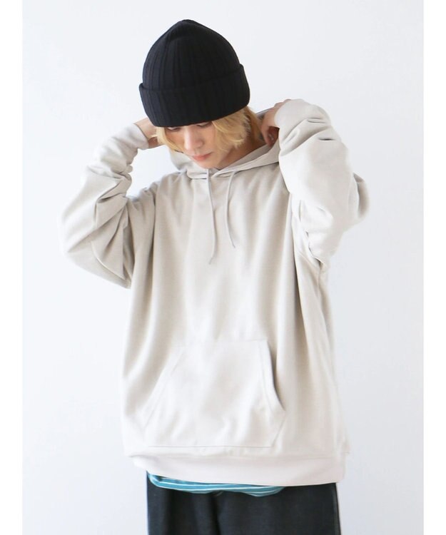 CRAFT STANDARD BOUTIQUE フェイクスエードプルパーカー Ivory