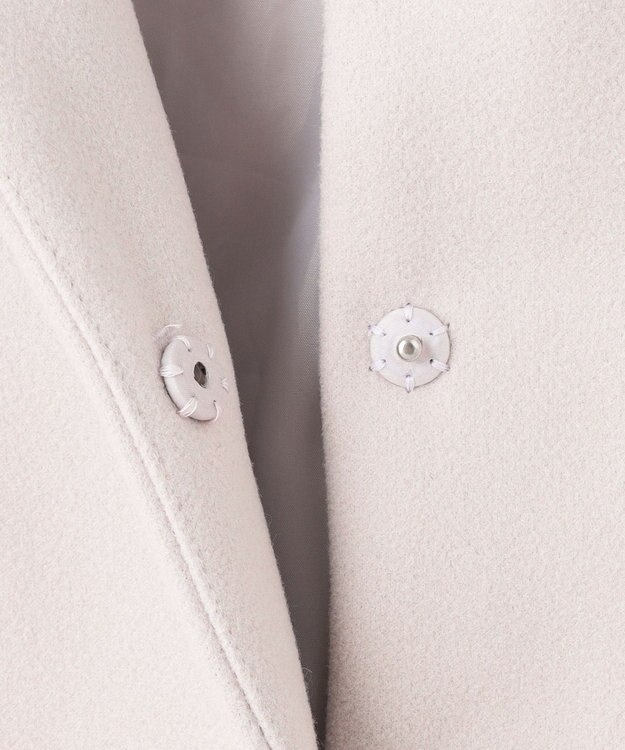 Feroux ペプラムファー ジャケット アイボリー系