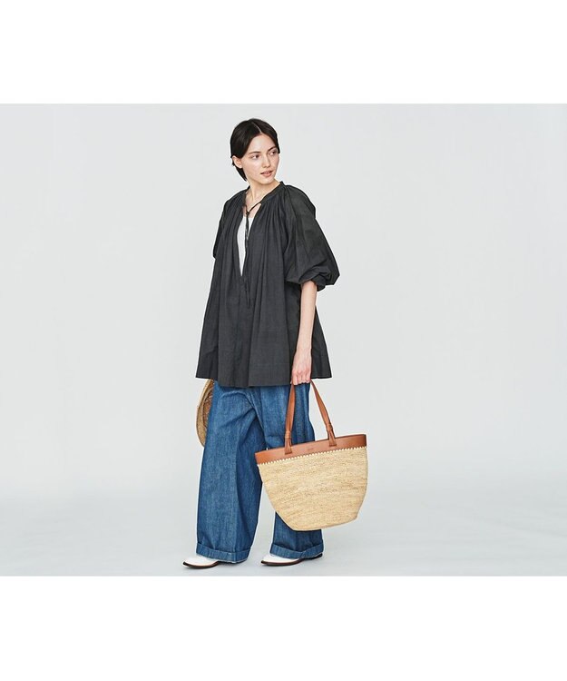 genten ルチア　トートバッグL チャ