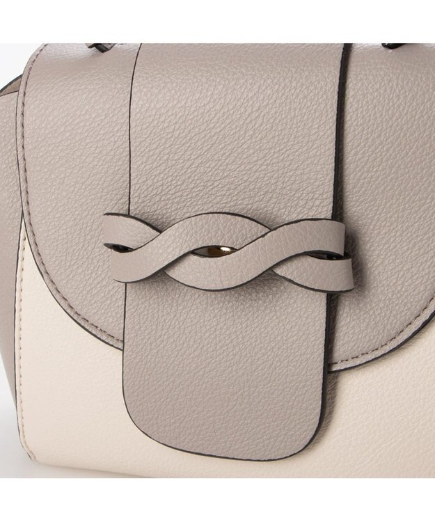 UNBILLION kakatoo ツイストデザインフラップ2wayミニショルダー オーク