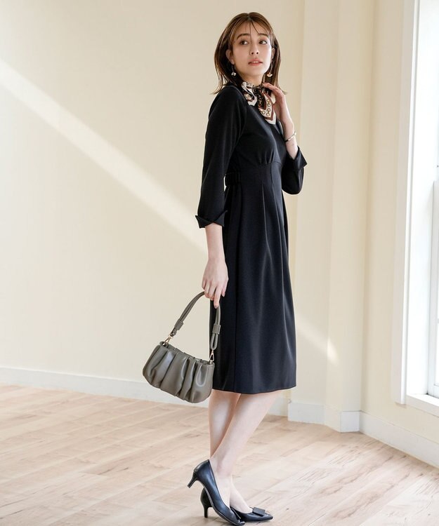 Tiaclasse 【安田美沙子さん着用・2WAY】ギャザーワンハンドルバッグ モカ