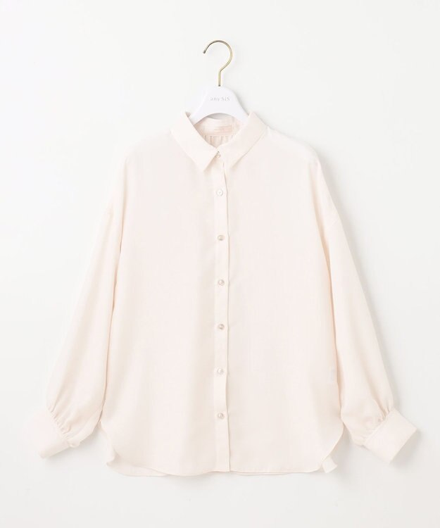 ANY SIS S 【接触冷感】シアー ブラウス アイボリー