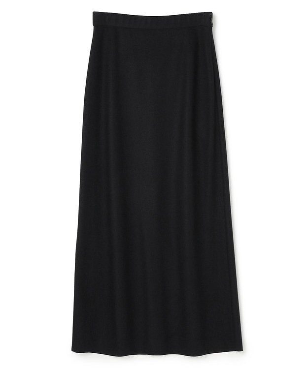 BEIGE， 【VERY NaVY12月号掲載】MONTAIGNE / イージーウエストウールロングスカート Black