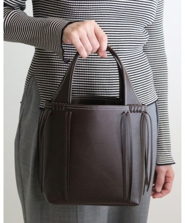 MORROW by thank EMILY NL ハンドバッグ ディープブラウン