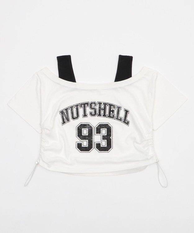 WEGO ドッキングドロストショートT ホワイト