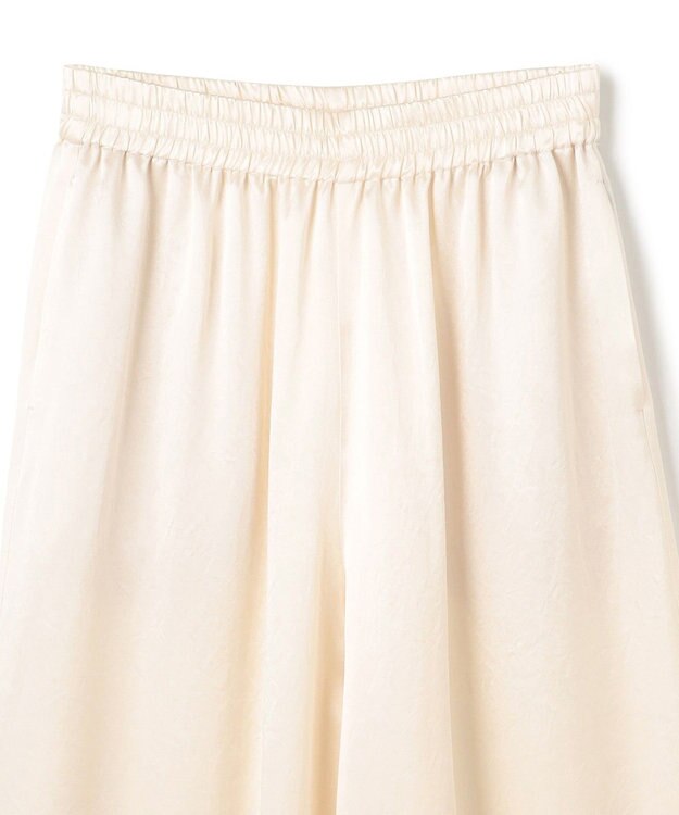 uncrave アセテートヴィンテージサテン ワイドパンツ エクリュ