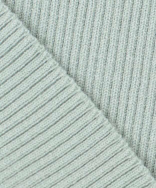 ANY SIS 【洗える】シアーディテール ニット ミント