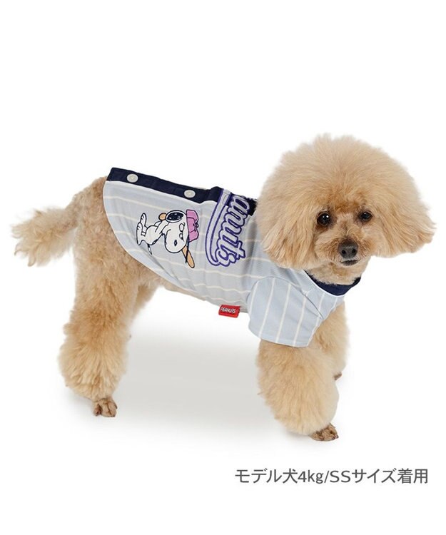 PET PARADISE スヌーピー ベースボール Ｔシャツ 《グレー》 小型犬 グレー