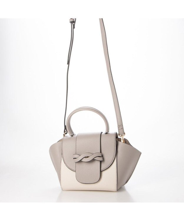 UNBILLION kakatoo ツイストデザインフラップ2wayミニショルダー オーク